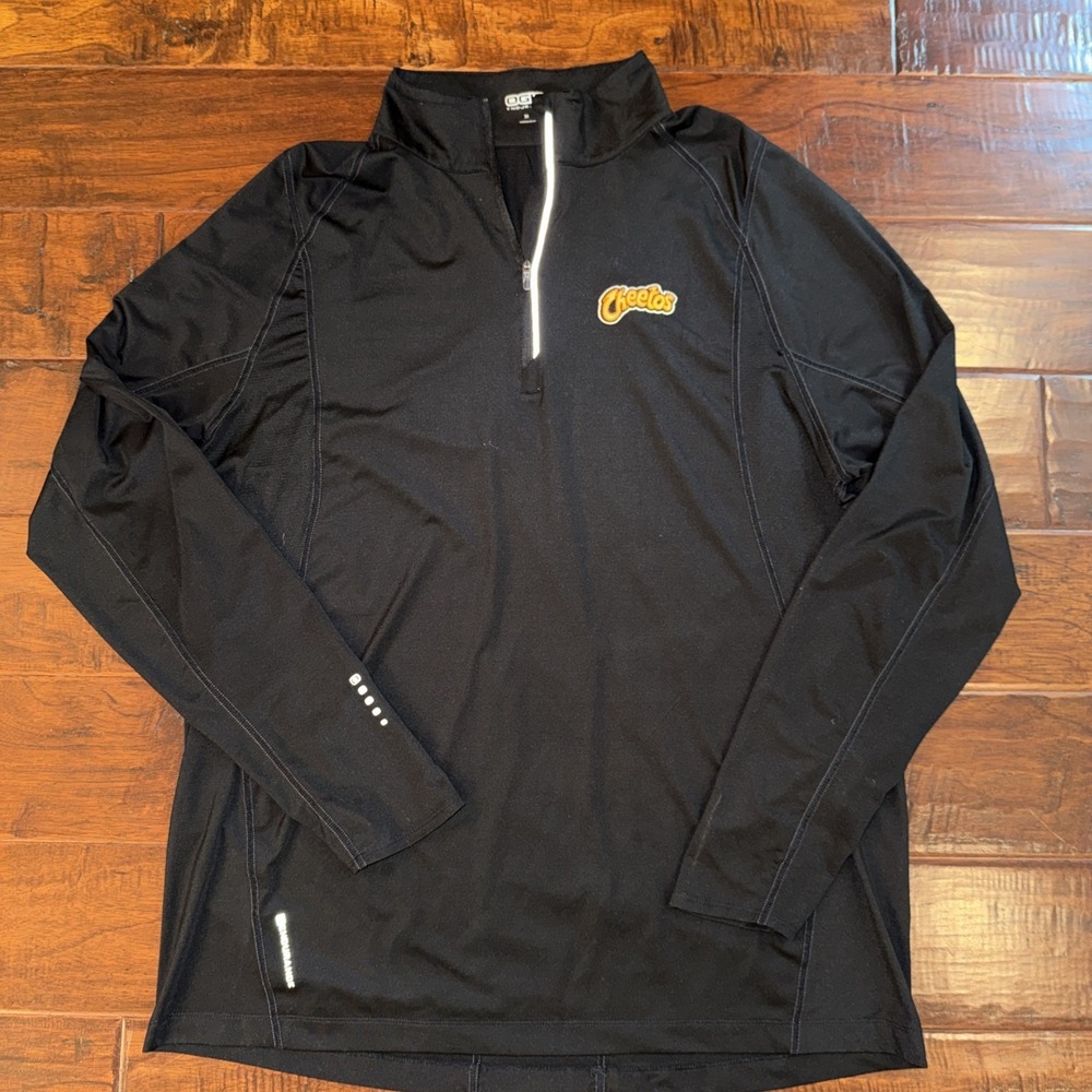 OGIO Endurance 1/4 Zip Pullover Mens XL Cheetos Logo Performance Golf Casual‎
